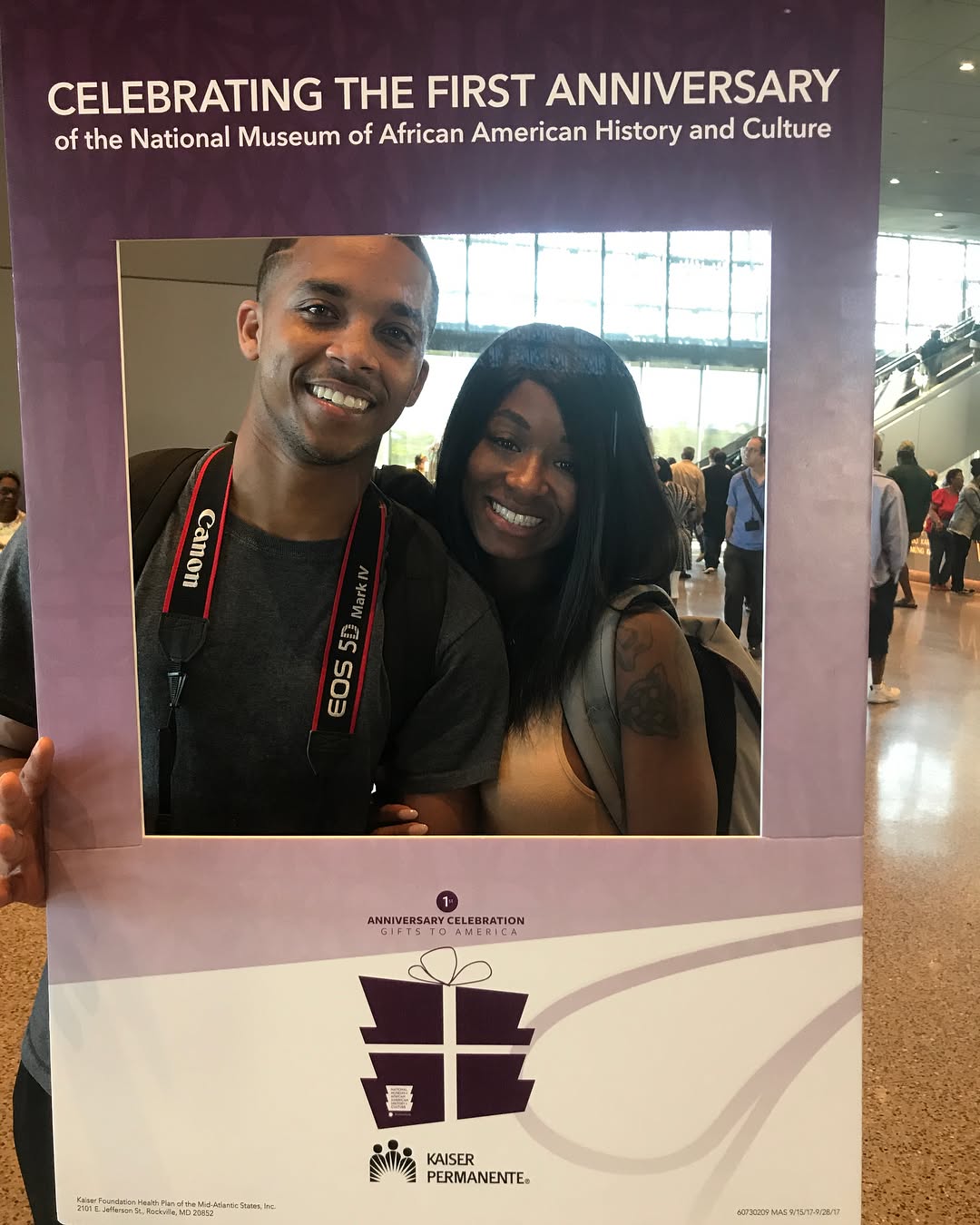 At the National Museum of African American History & Culture